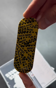 Crime Scene Tape - Eco Series Real Wear Graphic Fingerboard Deck