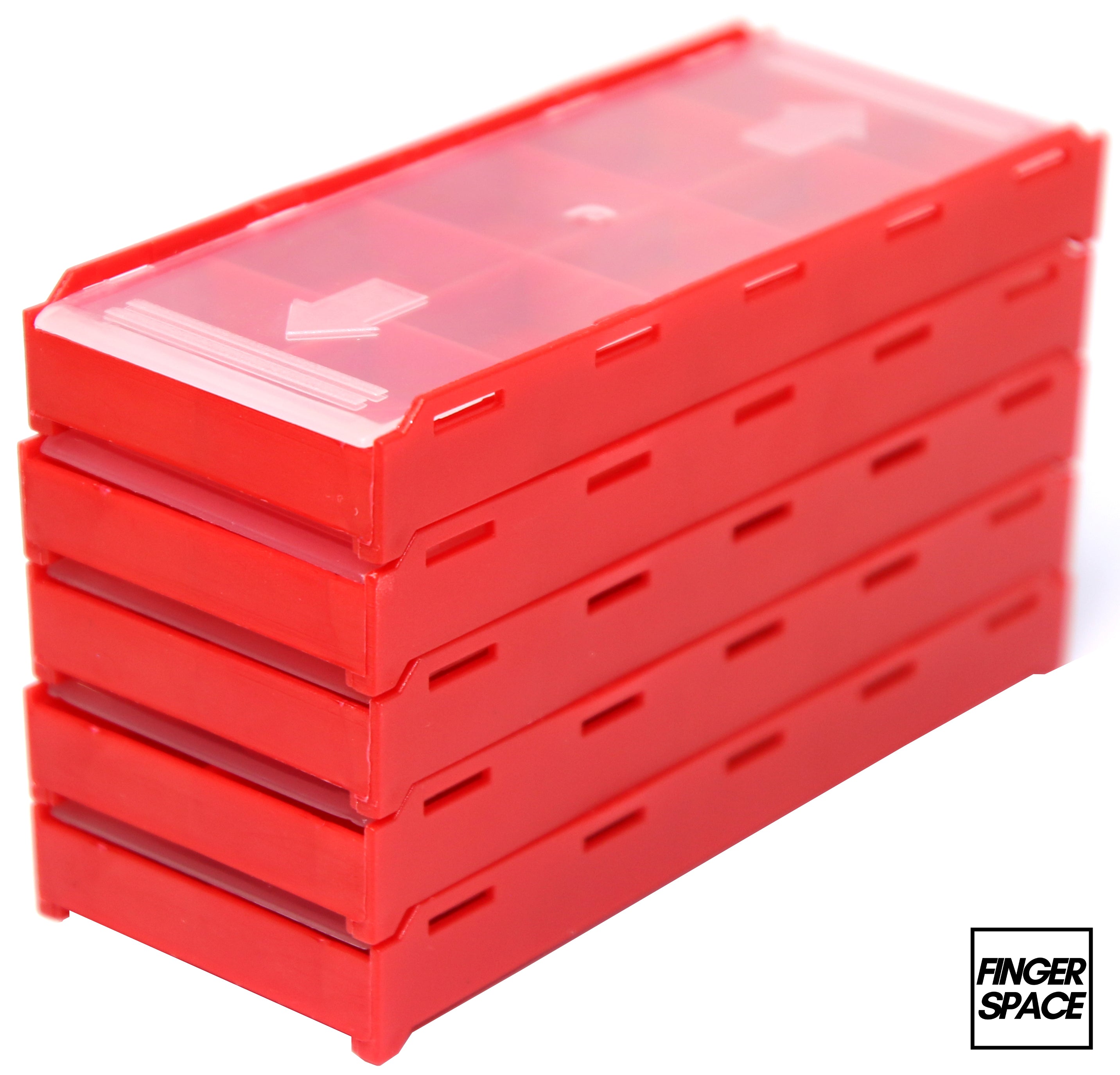 Red Stackable Box 5-Pack of Red