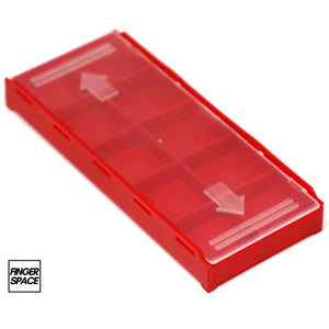 Red "Space Case" - Modular Stacking Storage Box