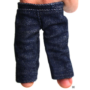 "Denim Blues" Miniature Finger Pants