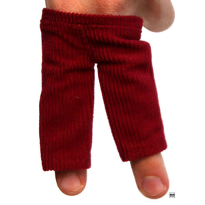 "Maroon" Miniature Finger Pants