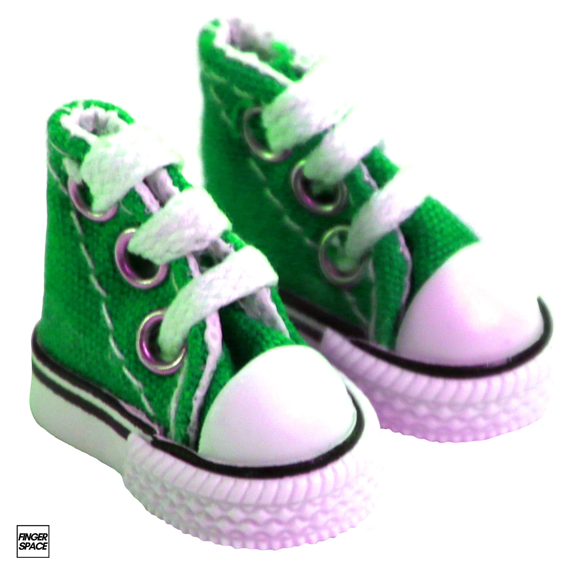 Miniature Finger Shoes - Lucky Greens Edition