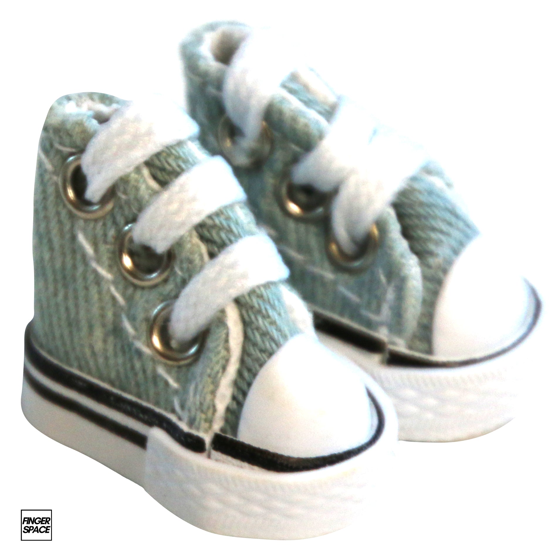 Miniature Finger Shoes - Seafoam Green Edition
