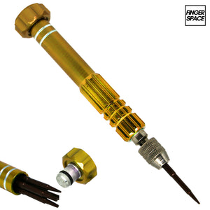 Professional Gold Tool with Interchangeable Screw Bits