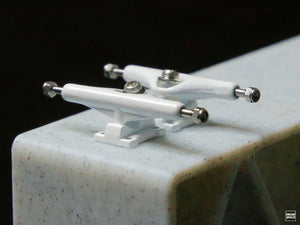 32mm Olympus Pro Fingerboard Trucks - "Artemis White" Colorway with Inverted Kingpins