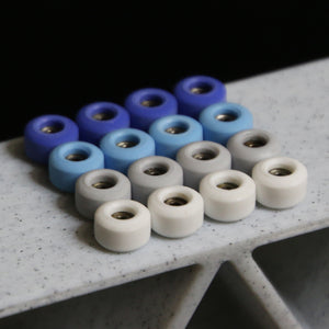 Light Blue Wysocki Wheels Collaboration - Premium Urethane Fingerboard Wheels (101A Durometer)