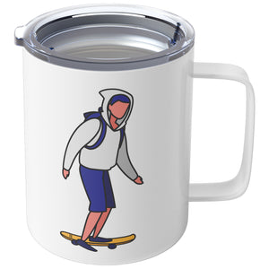 Skater Boy Premium Insulated Mug by Finger Space