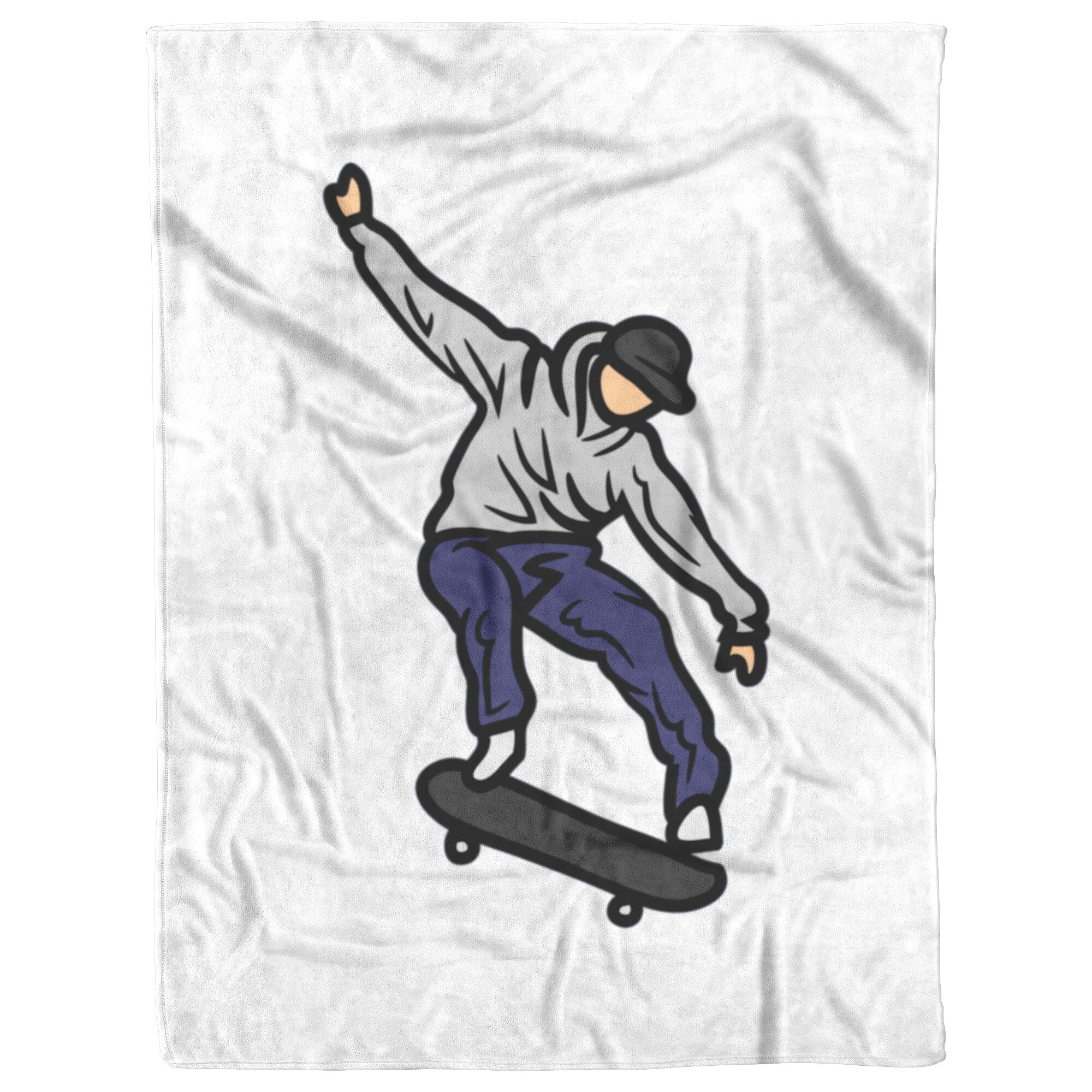Skater Premium Fleece Blanket by Finger Space
