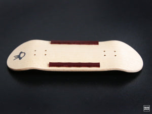 "Bamboo" Crimson Semi-Clear Adhesive Fingerboard Board Rails