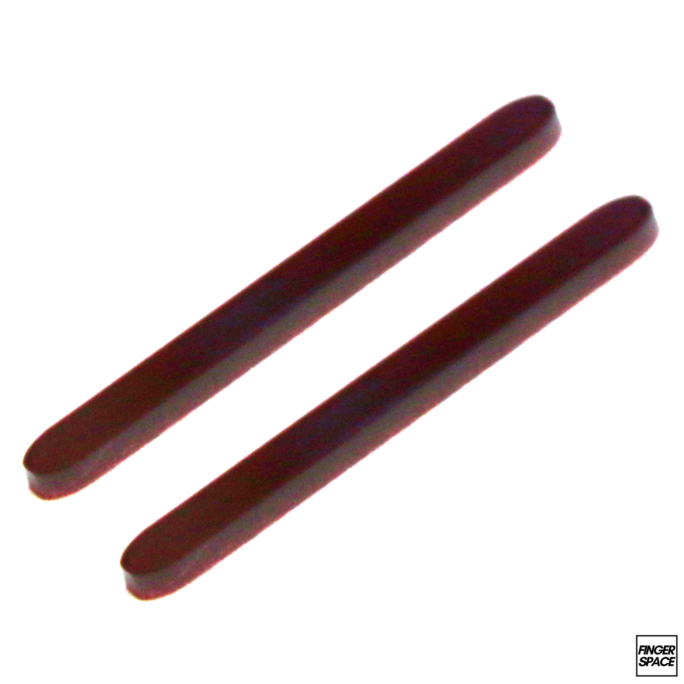 "The Classics" Crimson Semi-Clear Adhesive Fingerboard Board Rails