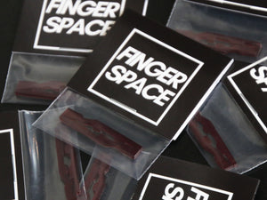 "Shotguns" Crimson Semi-Clear Adhesive Fingerboard Board Rails