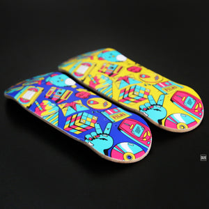 "90's Kids Blues" Eco Series Graphic Fingerboard Deck