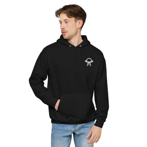 Finger Space Embroidered Fleece Hoodie