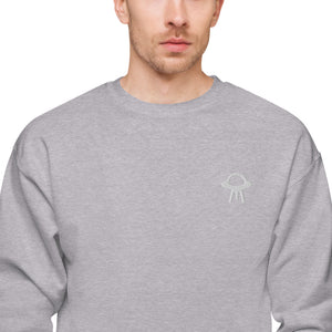 Finger Space Embroidered Fleece Sweatshirt