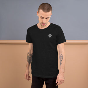 Finger Space Embroidered Short Sleeve Unisex T-Shirt